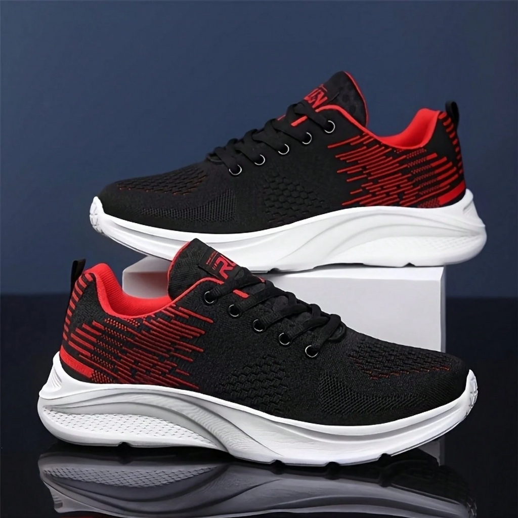 Men's Breathable Mesh Shoes For Spring And Summer,SoftSoled SlipOn PlusSize Tennis Casual Walking Hiking Shoes Outdoor Sports Outfits,Sneakers For Men