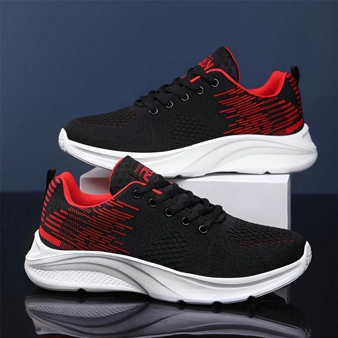 Men's Breathable Mesh Shoes For Spring And Summer,SoftSoled SlipOn PlusSize Tennis Casual Walking Hiking Shoes Outdoor Sports Outfits,Sneakers For Men