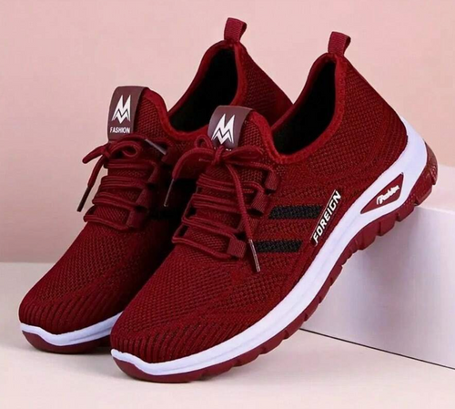 Women Lightweight Sports Shoes Soft Sole Comfortable Walking Running Sneakers